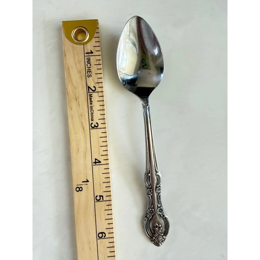 MARSEILLES FORK AND SPOON Stainless Japan Floral Flatware Replacement Pieces
